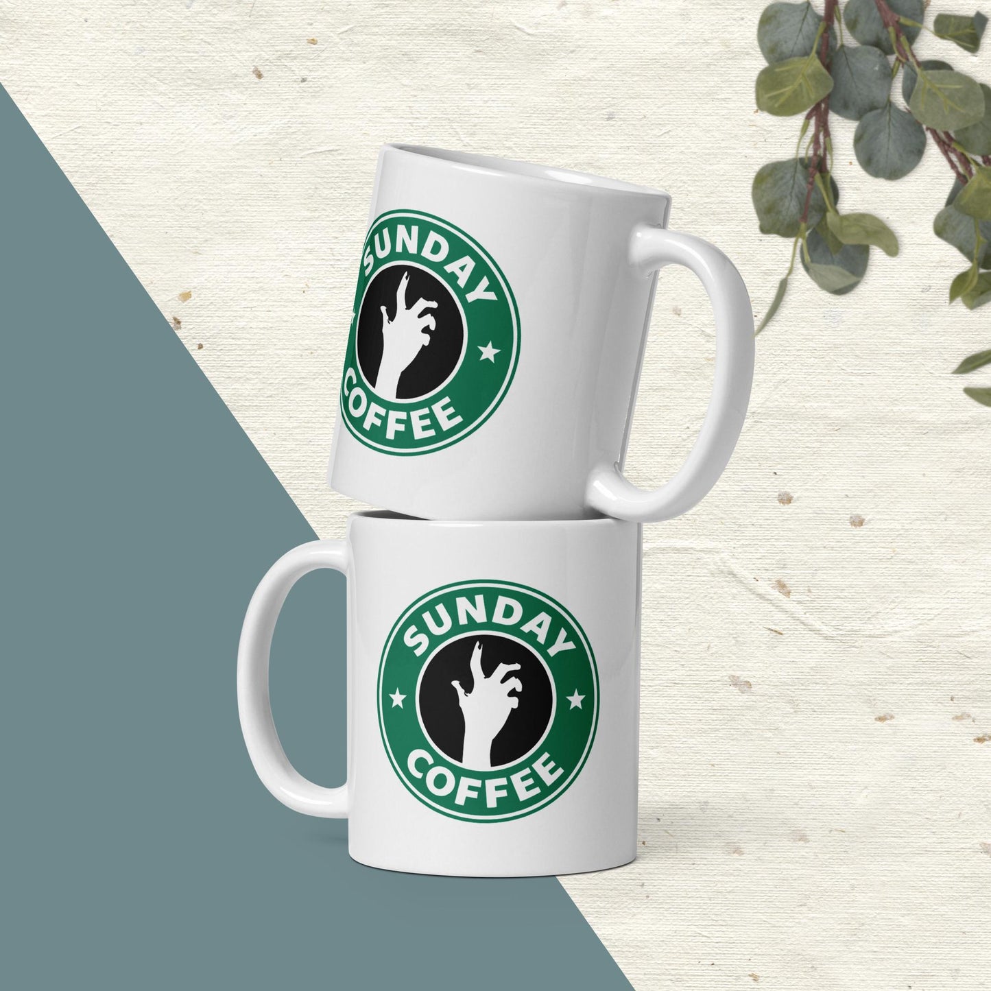 SUNDAY COFFEE (11OZ WHITE GLOSSY MUG)